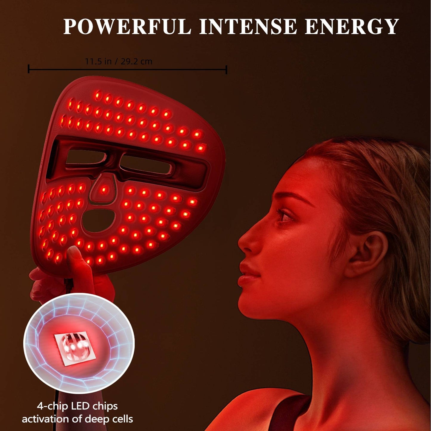 LED Face Mask Red Light Therapy